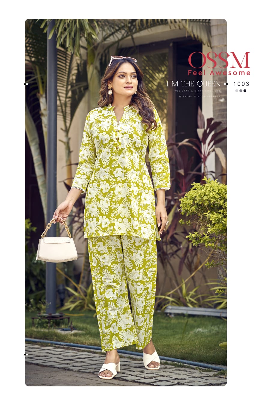 Cotton Beats by Ossm Printed Co Ord Set Kurti With Bottom Suppliers In India